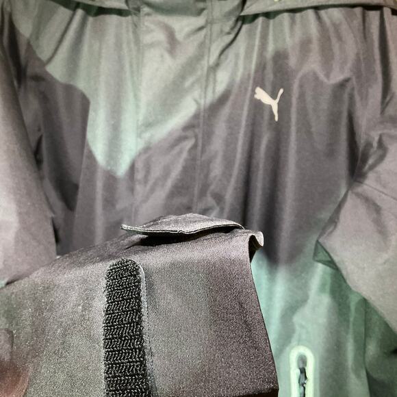 Puma Men's Jacket w Hoodie, Black, Small - Picture 3 of 12